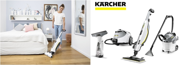 Řada spotřebičů KÄRCHER Premium v bílém designu